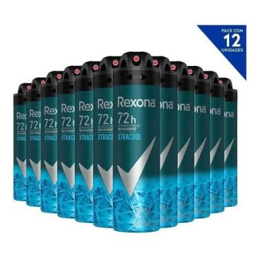 Imagem de Kit com 12 Desodorantes Rexona Men 150ml, Xtracool