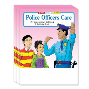 Imagem de ZOCO - Cuidados com policiais - Livros de colorir e atividades (pacote com 25 sem giz de cera) - Sorteios de segurança policial para crianças