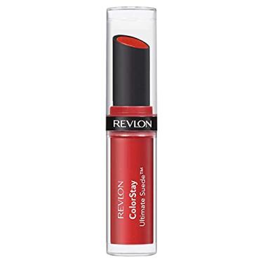 Imagem de REVLON Batom, Colorstay Ultimate Suede Lipstick, Cor Labial De Alto Impacto Com Fórmula Cremosa Hidratante, Enriquecido Com Vitamina E, 0,93 Chic, 0,09 Oz