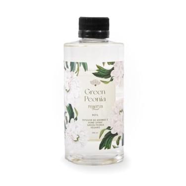 Imagem de Green Peonia Refil para Difusor de Aromas e Home Spray, 200ml, Fragrância Floral e Amadeirada, Vegano Reserva Brasil