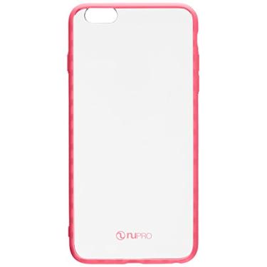 Imagem de Capa para iPhone 6s Plus, capa para iPhone 6 Plus, capa protetora leve Nupro para Apple iPhone 6s Plus (tela de 5,5 polegadas) - transparente/rosa