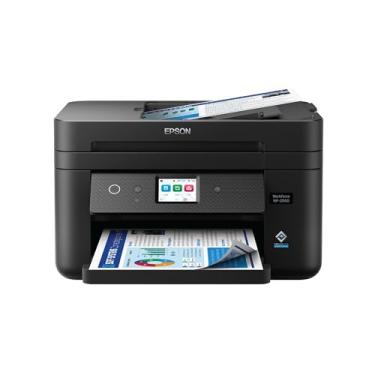 Imagem de Epson Impressora multifuncional sem fio Workforce WF-2960 com digitalização, cópia, fax, alimentador automático de documentos, impressão frente e verso automática, tela sensível ao toque de 2,4