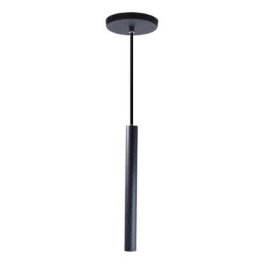Imagem de Pendente Banheiro Lustre Sala Quarto Moderno Tubo 40cm Preto - Tubo Sl