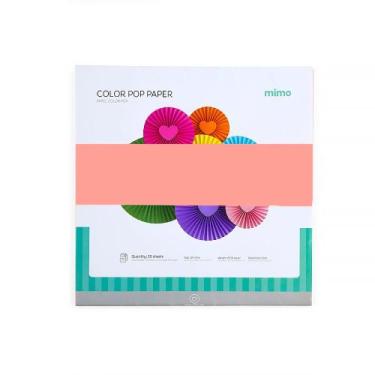 Imagem de Papel Color Pop Rosa Chiclete Fluorescente Mimo - 30,5 x 30,5 cm - 180