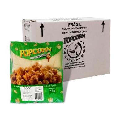 Imagem de Caramelo Para Pipoca Doce - Sabor Coco 5Kg - Flavored Popcorn