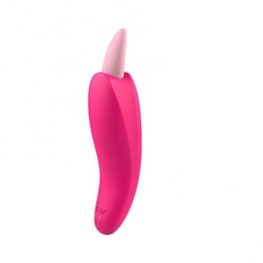 Imagem de Língua Vibratória Com 7 Modos De Vibração Discreto e Recarregável Vibrador Língua [PINK]