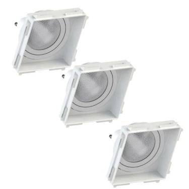 Imagem de 3 Spot Embutido Recuado no Frame PAR30 E27 - Save Energy