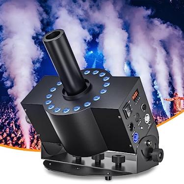 Imagem de Kiinsehtoq Máquina De Jato Co2, Canhão 300 W Com Luzes Led, Coluna Ar Para Neblina Dmx Profissional, Fumaça Palco Dj, Casamento, Festa, Eventos, Festivais (1 Peça)