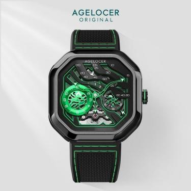 Imagem de Relógio Masculino Reef Tiger 5003j3 à Prova D'água Verde