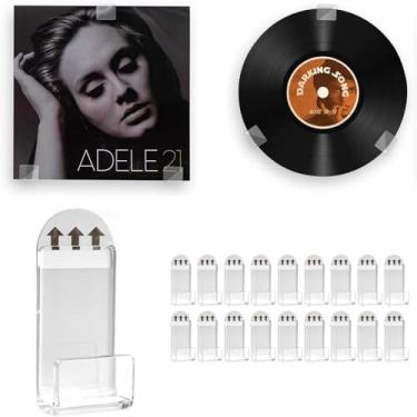 Imagem de Funnytek 18 peças de suporte de parede para disco de vinil