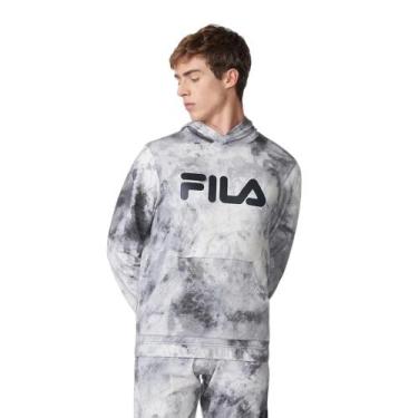 Imagem de Casaco Fila Letter Sky Masculino, Cinza, P