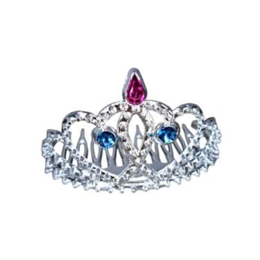 Imagem de 6 Mini Coroas Princesa Enfeite de Cabelo para Fantasias e Festas