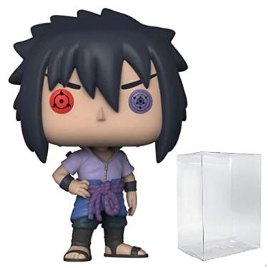 Imagem de Naruto Shippuden - Sasuke Uchiha Rinnegan (AAA Anime Exclusive) Funko Pop! Vinyl Figure (Bundled with Compatible Pop Box Protector Case)