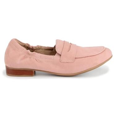 Imagem de Ros Hommerson Mocassim feminino clássico com suporte e confortável da Trish, Camurça infantil jacarandá, 7 Narrow
