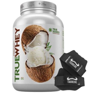 Imagem de True Whey Isolado Coconut Ice Cream 837g Luva - True Source