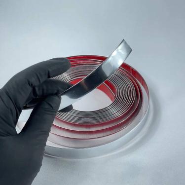 Imagem de Fita Metalizada Autocolante Revestimento Decorativo 1 Metro