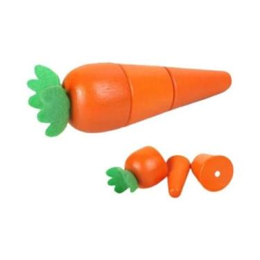 Imagem de Brinquedo Educativo De Cozinha De Faz De Conta Com Frutas E Vegetais D