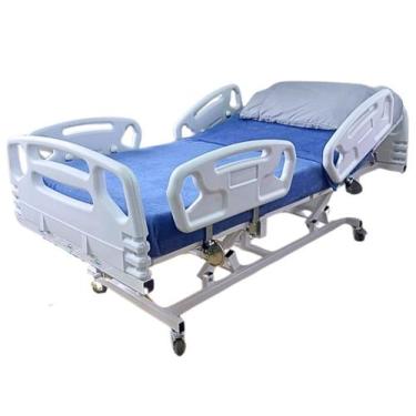 Imagem de Cama Hospitalar Motorizada 6 Posições com Elevação de Leito e Colchão 