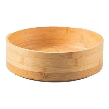 Imagem de Organizador Giratório Redondo Alto Multiuso Keep Bambu Ou