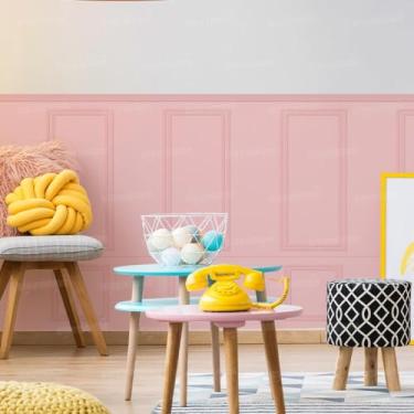 Imagem de Adesivo Lavável Infantil Estilo Cerca Ripado Seguro Ideal Para Parede de Sala de Aula Quarto Kids Brinquedoteca