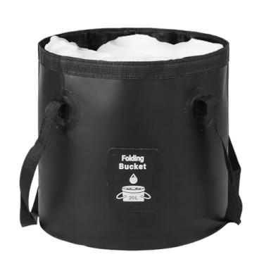 Imagem de Balde de dobrável – Recipiente de água para lavagem de carro, balde dobrável impermeável para jardinagem, , cozinha, lavanderia, banho, viagens, praia