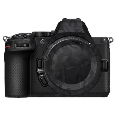 Imagem de Kiorafoto Z5II Z5 II Capa protetora de corpo de câmera antiarranhões para Nikon Z5II, Z 5II Adesivos decorativos de proteção de câmera sem espelho, suporte antideslizante protetor de pele - preto