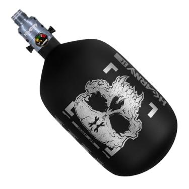Imagem de HK Army Tanque de paintball HPA - Tanque leve Pro Alpha Air de fibra de carbono comprimido PRO Reg 4500psi (68ci - liga de estanho PRO, 68ci)