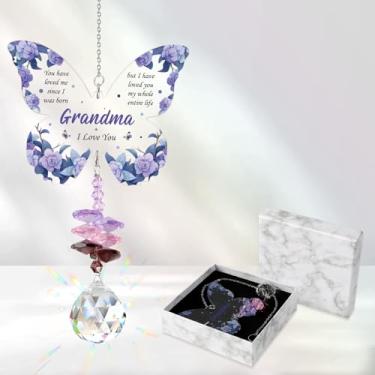 Imagem de TecquorA Presentes de aniversário para avó para avós, presente para avós, dia das avós, da neta, neto, dia dos namorados, Páscoa, Natal, Dia das Mães, para avó, apanhador de sol de cristal