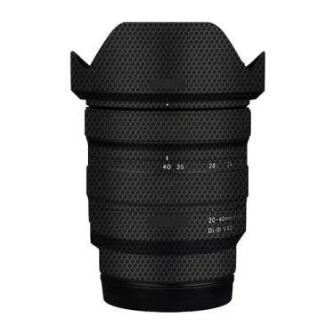 Imagem de Película protetora para lente de câmera, película protetora, decalque para Tamron 20-40 mm F2.8 adequado para Sony Mount 20-40 F 2.8 (preto matriz)