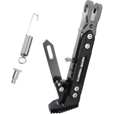 Imagem de Suporte lateral ajustável para veículo elétrico Suporte lateral para motocicleta elétrica Suporte para pés de carro com bateria de scooter (Titânio)