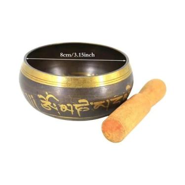 Imagem de Taça Tibetana De Latão Para Ioga, Meditação, Buda, Sinos, Música Artes