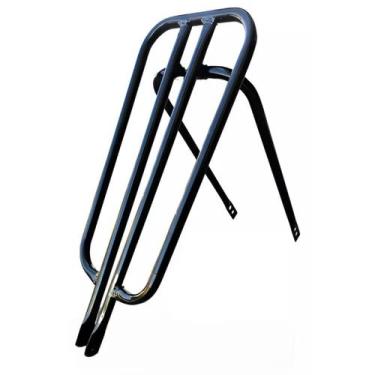 Imagem de Garupa BH Reta Preta Bike Bagageiro Garupeira Bicicleta Original - Bic