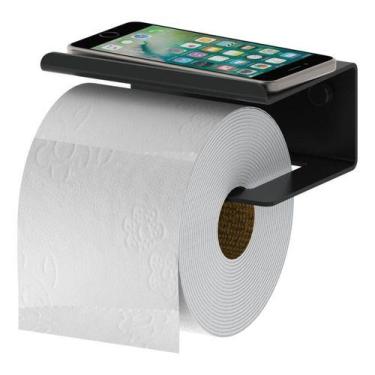 Imagem de Papeleira Porta Celular / Objetos Alumínio Preto Future - Future Indus