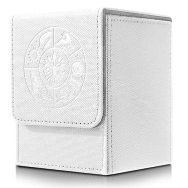 Imagem de Card Deck Box, 100+ Storage MTG Deck Box Collectible Trading Card Cases for Magic Commander