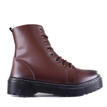 Imagem de Bota Coturno Feminino Zariff 7000 Brown Canela-Feminino