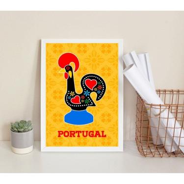 Imagem de Quadro Decorativo Galo Barcelos- Portugal 24X18Cm