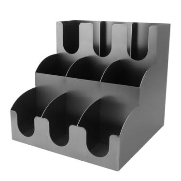 Imagem de Luocute Dispensador de Xícara de Café Dispensador Vertical de Xícara de Café E Organizador de Tampa Organizador de E Tampa Vertical de de E