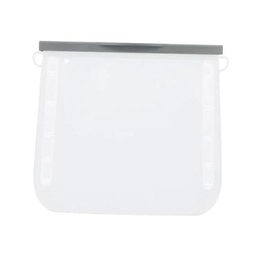 Imagem de IEUDNS Saco de armazenamento de alimentos de silicone reutilizável, organizador de saco para freezer, recipiente para leite e vegetais, bolsa para, Grande