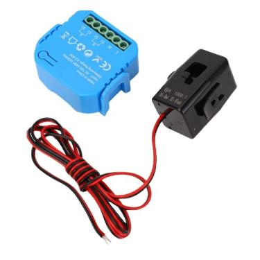 Imagem de Luocute Medidor De Energia Casa Inteligente Braçadeira Monofásica Monitor De Energia Inteligente Medidor De Monitoramento De Consumo De Eletricidade De Energia, Wi Fi Em Tempo Real