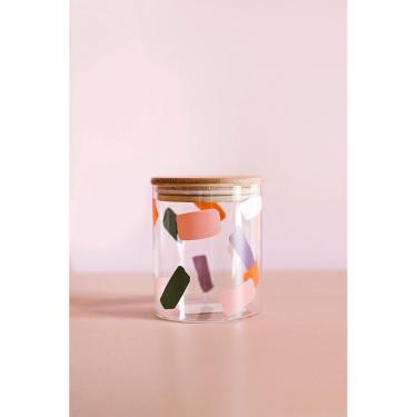 Imagem de Pote De Vidro Com Tampa Hermética De Bambu Para Mantimentos - Mai Home