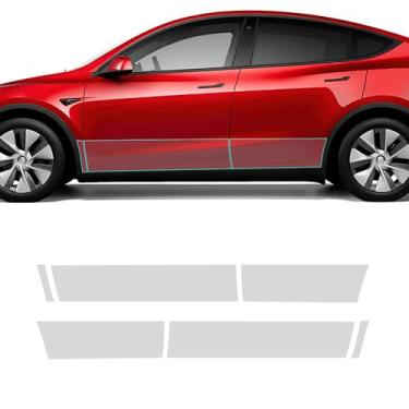 Imagem de FDAIUN Para Tesla Model Y 2020-2023 Ppf Pré-Cortado Brilhante Transparente 8,5Mil Tpu Película Protetora De Pintura De Carro Auto Curativa Película Hd Protetora De Riscos Acessórios Exteriores