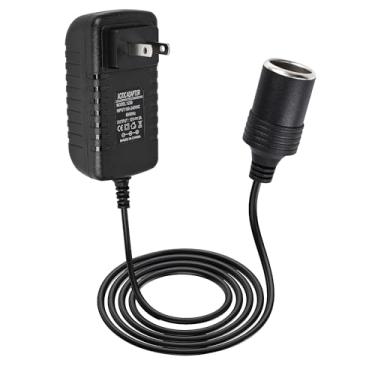 Imagem de VahoVutic Conversor CA para CC de 12V 3A 36W, adaptador de comutação AC/DC, adaptador de isqueiro de carro para plugue de parede, transformador de fonte de alimentação de 110 V a 12 volts para
