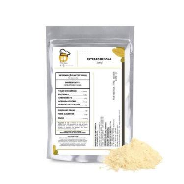 Imagem de Extrato de Soja em Pó  Sem Lactose e Vegano - Meu tempero shop, 200g