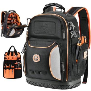 Imagem de Mochila de ferramentas LOKASS 75 bolsos e presilhas com fechadura comb