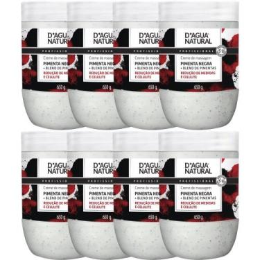 Imagem de Kit 8un creme de pimenta negra termoativo 650g dagua natural - D'Água 