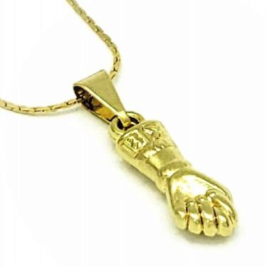 Imagem de Cordão Com Pingente Figa Banho De Ouro 18k 3274 - Très Chic Joias, Dou