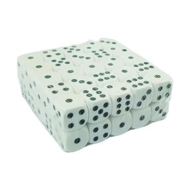 Imagem de Kit de Dados 6 Lados 16mm Jogos de Tabuleiro Bingo Eventos 25/50/100 Unidades