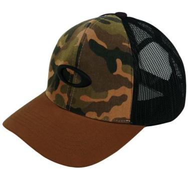 Imagem de Boné Oakley Metal Ellipse Camo Trucker Hat Almond, Único
