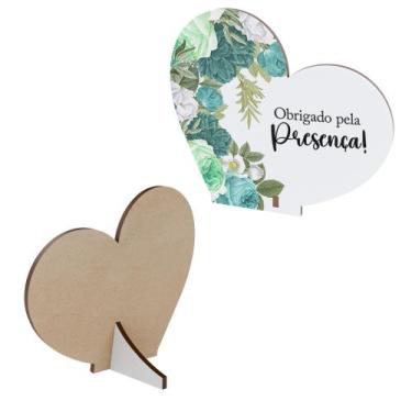 Imagem de Kit 15 Lembrancinhas MDF De Agradecimento Casamento Aniversário - Abst