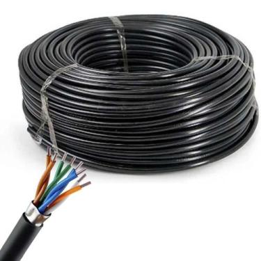Imagem de Cabo De Rede 140Mts Cat5 Blindado Preto Capa Pvc Capa Uv - Connect